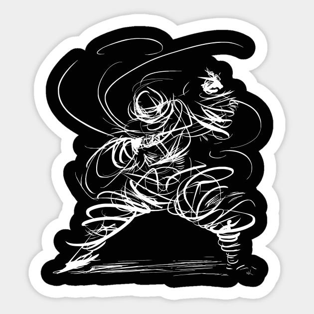 martial-arts sorcerer Sticker by Nikokosmos